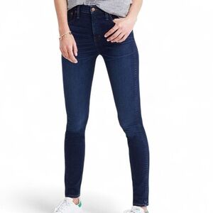 Madewell 10" High-Rise Skinny Jeans in Hayes Wash SZ 30